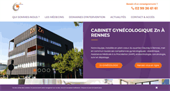 Desktop Screenshot of gynecologie-rennes.fr